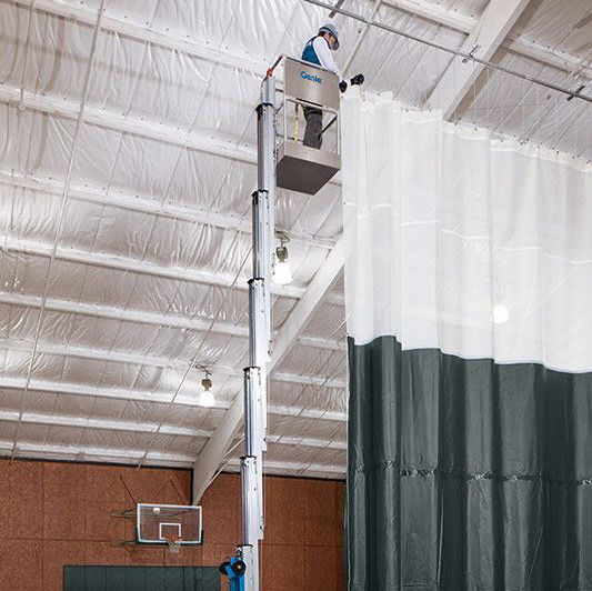 30’ Pusharound Vertical Mast Lift (Genie AWP-30S)