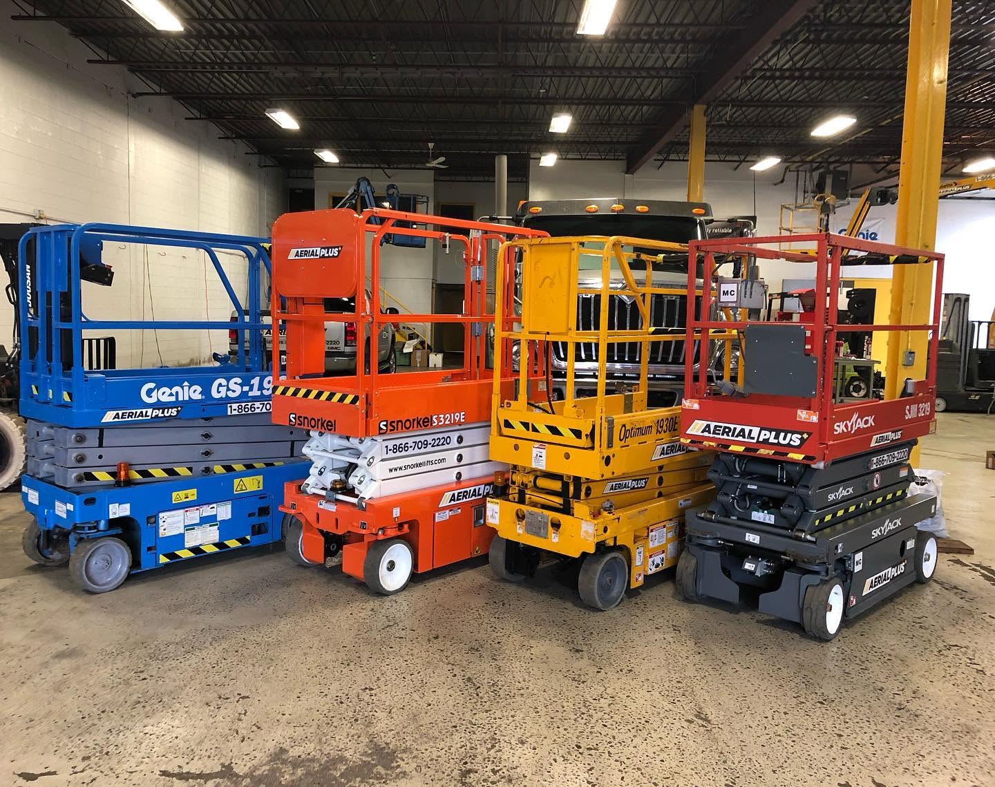 Scissor lifts in stock